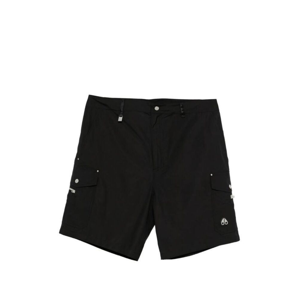 Moose Knuckles Black Shorts - Cargo Shorts Men
